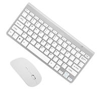 NOLITOY 1 Set Wireless Keyboard and Mouse Set and Silent Design for PC and Laptop USB Receiver Low Power Consumption for Travel and Everyday Use