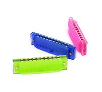 NOLITOY 10 Hole Plastic Harmonica Instrument Educational Music Toy for Beginner Students and Kids, Lightweight Sturdy Design with Sound, for Early Childhood Music Learning