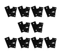 NOLITOY 10 Sets Wall Mounted Speaker Brackets with Hooks Bookshelf Speaker Stands and Fixed Wall Mounts for Home Theater Karaoke Bars and Festival Audio Equipment