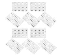 NOLITOY 10 Sheets Beauty Spot Stickers Fake Mole Temporary Tattoos Reusable Design, Realistic Appearance Black Paper Decals for Women Stylish Face Makeup Halloween Party Occasions