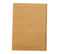 NOLITOY 100 Sheets Vintage Kraft Lettering Papers Lined Writing Stationery Durable Thick Kraft Paper for Letters Poems Office Notes Home Use