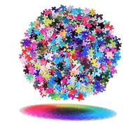 NOLITOY 1000 Piece Gradient Jigsaw Puzzle for Adults Challenging Rainbow Color Gradient Puzzle with Precise Paper Craftsmanship Printing Creative Stress Relief and Long-term Display