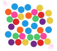 NOLITOY 100pcs 19mm Plastic Bingo Chips Counting Discs Colorful Game Markers Educational Math Counters for Learning and Classroom Use