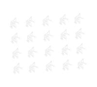 NOLITOY 100Pcs Alloy Paper Crane Pendants Hollow Origami Charms for Handmade Crafts Jewelry Making DIY Vintage Style Accessories