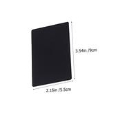 NOLITOY 100pcs Black Aluminum Metal Business Cards Thin Engraved DIY Name Tags Membership Cards Sturdy Crafting Plates for Laser Engraving Sublimation