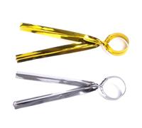NOLITOY 100pcs Colorful Metallic Ties for Bags Party Candy Cellophane Cake Pops Wrapping Soft PVC Wire Decorative Food Grade Packaging