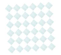 NOLITOY 100pcs Disposable Makeup Hand Palettes 7x7cm Self Adhesive Waterproof Pu Film Mixing Plates for Cosmetic Artists Nail Art and Foundation Application Random Color