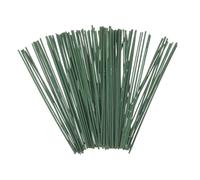 NOLITOY 100pcs Flexible Metal Floral Stem Wires for DIY Flower Arrangements Artificial and Fresh Flower Crafting Plant Stem Support Wedding Bouquet Wrapping Floral Picks with Wire for