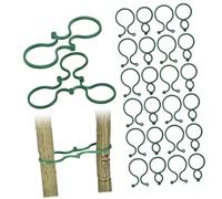 NOLITOY 100pcs Garden Tie Plant Support Clips Shape Tomato Vine Clips for Trellis for Securing Climbing Plants and Vines Indoor Outdoor Gardening Supplies