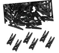 NOLITOY 100pcs Mini Clip Christmas Decoration Decoration Christmas Clothes Clips Mini Clothes Pegs Cable Clips Small Tool Drinks Clothes Pegs Utility Clips Durable Wooden