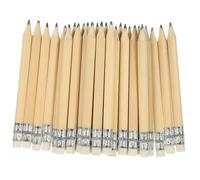 NOLITOY 100Pcs Mini Golf Half Writing Pencils with Soft Erasers Short Round Sketch Pencils for Artists Teachers Beginners Lightweight and Portable Drawing Supplies