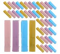 NOLITOY 100pcs Plastic Trash Can Bag Clips Non-slip Reusable Fixation Clamps for Kitchen Bathroom Garbage Bins Waste Basket Holders for Home Office and Restaurant Use