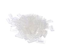 NOLITOY 100pcs Silicone Hair Pin Strips Non-slip Strip for Hair Clip Hairpin Supplies Fine Workmanship