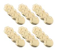 NOLITOY 100Pcs Stainless Steel Medieval Armor Fish Scale Patches for Armor Crafting Supplies Small Protective Metal Scales for Costume and DIY Knight Building