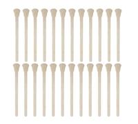 NOLITOY 100pcs Wooden Wax Sticks Disposable Wax Applicator Spatulas for Hair Removal, Compact and Prevent Cross-contamination, for Eyebrow Waxing at Home Or Beauty Salons