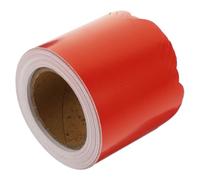 NOLITOY 10M Red Scalloped Bulletin Board Border Trim Roll, Decorative Blackboard Classroom Borders, Festival Classroom Bulletin Board Decor Paper for School and Home