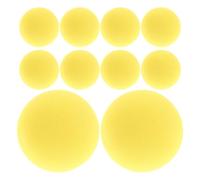NOLITOY 10pcs 10pcs EVA Foam Golf Balls for Soft Practice Balls for Indoor Outdoor Training Silent Flight Yellow Family Golf Accessories