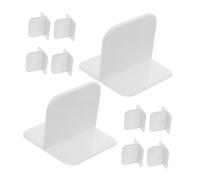 NOLITOY 10pcs Adhesive Furniture Anchors No Drill Tip Safety Wall Anchors for Childproofing Bookcase Dresser Wardrobe Secure Strong Bond Minimalist