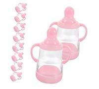 NOLITOY 10pcs Bottle Candy Boxes for Shower Party Treat Containers with Charming Bottle Design Convenient Candy Sharing Favor Decorations for Birthdays and Holidays