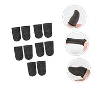 NOLITOY 10pcs Breathable Finger Sleeves for Phone Gaming Elastic Finger Cots Gripper Reduce Friction Easy to Use