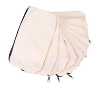 NOLITOY 10pcs Canvas Pencil Case Zipper Pouch Small Canvas Bags Blank Pouch for Travel Makeup Storage Organizer with Zipper for Artists Students