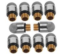 NOLITOY 10pcs Capacitive Stylus Replacement Tips Fiber Mesh Pen Nibs for Touchscreen Devices High Precision Conductive Fiber Compatible with Smartphones Tablets Laptops