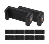 NOLITOY 10pcs Cell Phone Tripod Mount Adapter Clip Lightweight Phone Holder Compatible with Selfie Sticks and Tripods for Live Streaming and Photography without Holes