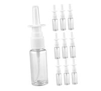 NOLITOY 10pcs Clear Pet Spray Bottles Reusable Fine Mist Sprayers with Precision Control for Cleaning and Travel Toiletries Transparent Plastic Containers