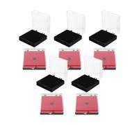 NOLITOY 10pcs Display Box Medal Holder Single Plastic Case Velvet Box Lid for Sports Award Ceremony Keepsake Protection