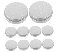 NOLITOY 10Pcs Dog Scent Training Kit Aluminum Odor Training Containers with Lids for Puppy Work Dogs Practical Scenting Tool for Skill Development