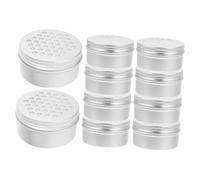 NOLITOY 10pcs Dog Scent Training Tins Aluminum Containers Stable Base Nose Work Boxes for Canine Behaviour Aids Safe for Pet Scent Work