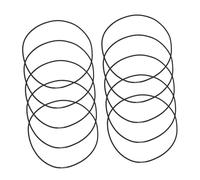 NOLITOY 10pcs Elastic Bands for Mic Shock Mount Vibration Rubber Replacement Rings for Condenser Microphones Clamp Accessories Quick Setup Compatible with Various Mic Stands