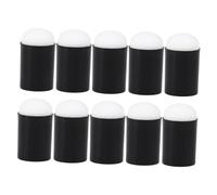NOLITOY 10PCS Finger Daubers with Handle for Painting and Crafting Ink and Chalk Sponge Set for Art Projects Prevents Messy Hands for Blending and Drawing Patterns