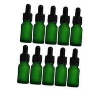 NOLITOY 10pcs Glass Essential Oil Dispenser Bottles Frosted Travel Containers Dropper for Aromatherapy Liquid Storage and Home Use