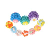 NOLITOY 10pcs Interactive Cat Bell Balls Soft Fuzzy Colorful for Indoor Kittens Self Play Design Enhances Hunting Instincts and Independent Amusement