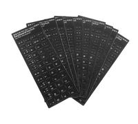 NOLITOY 10pcs Keyboard Stickers Portuguese Language Protective Cover for Laptop Notebook Durable Scratch Resistant Keyboard Protector for Language Learning and Communication