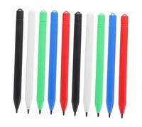 NOLITOY 10pcs Lcd Writing Board Replacement Stylus Pens for Children, Plastic Wear-resistant Drawing Pens with Assorted Colours, for Practice Writing and Paint Activities