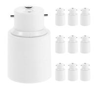 NOLITOY 10pcs Light Bulb Socket Adapter Converter Screw Bulb Adaptor for Bedroom and Indoor Lighting Plug and Play Lamp Base Converter for Stable Light Output in Living and Office