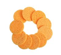NOLITOY 10pcs Makeup Remover Puff Cleansing Pads Soft Polyurethane Sponge Gently Exfoliates Removes Excess Oil for Facial Skin Daily Cleansing Random Color