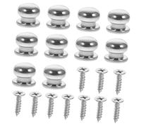 NOLITOY 10pcs Mini Round Cabinet Knobs Small Dresser Pulls for Bedroom Kitchen Bathroom Easy to Install Lightweight Compact Closet Knobs with Simple Design