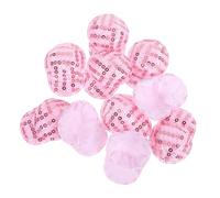 NOLITOY 10PCS Mini Sequin Baseball Caps for Doll Making Supplies Small Hats for Mini Dolls DIY Dollhouse Accessories Role Playing and Crafting