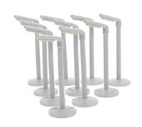 NOLITOY 10pcs Miniature Street Lamp Models Micro Landscape Lighting for Dollhouse Village Scenes Educational Traffic Sign Accessories for Creative Play