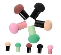 NOLITOY 10pcs Mushroom Sponge Puff Makeup Sponge Puff Wet and Dry Dual-use Gentle Cosmetic Tool for Smooth Foundation Blending and Application Suitable for Daily Makeup
