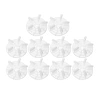 NOLITOY 10pcs Nail Art Practice Stand Lotus Shape Nail Tip Holder for Fingernail Display Rack Training Practice Hand for Salon Artists