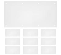 NOLITOY 10pcs Pet Cage Urine Guard Splash Shield with 8 Holes, Removable and Washable Small Animal Habitat Liner for Rabbit, Bunny, Guinea Pig, Hamster Bedding Protection