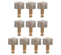 NOLITOY 10pcs Pet Nail Replacement Grinding Wheels with Raised Diamond Grinding Heads for Electric Dog Claw Grooming Tool, Sturdy Replacement Tips Suitable for Professional Nail Care