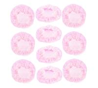 NOLITOY 10pcs Pink Invisible Hair Bun Covers for Women Soft Seamless Mesh Hair Nets for Ballet Dance and Daily Styling Comfortable Accessories for Natural Elegant Look