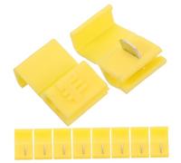 NOLITOY 10pcs Quick Splice Wire Connectors for Automotive Wiring No Strip Ten Gauge Cable Splicing Terminals Efficient High Voltage Electrical Cable Connector Kit for Car Speaker and