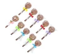 NOLITOY 10pcs Rabbit Chewing Sticks Small Pet Teeth Grinding Toy Hamster Chewing Lollipop Safe Pet Chew Stick for Rabbit Guinea Pig Random Color