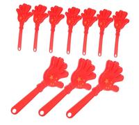 NOLITOY 10pcs Red Abs Clappers, Interactive Cheering Hand Clapper Noisemakers for Parties and School Events, Loud Noise Makers Party Favour for Sporting Events